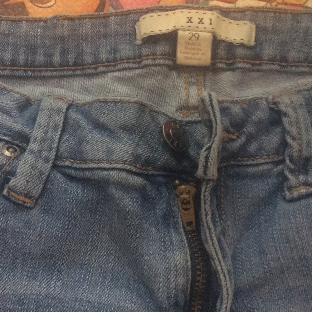 XX1 Frayed Cut off Jeans Size 29 Versatile Look - Picture 2 of 8